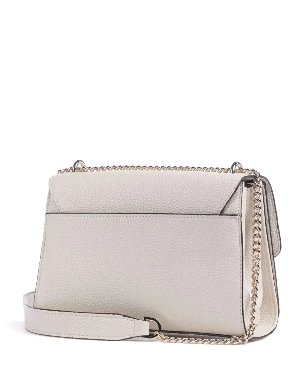 Calista Schultertasche Lederimitat elfenbein