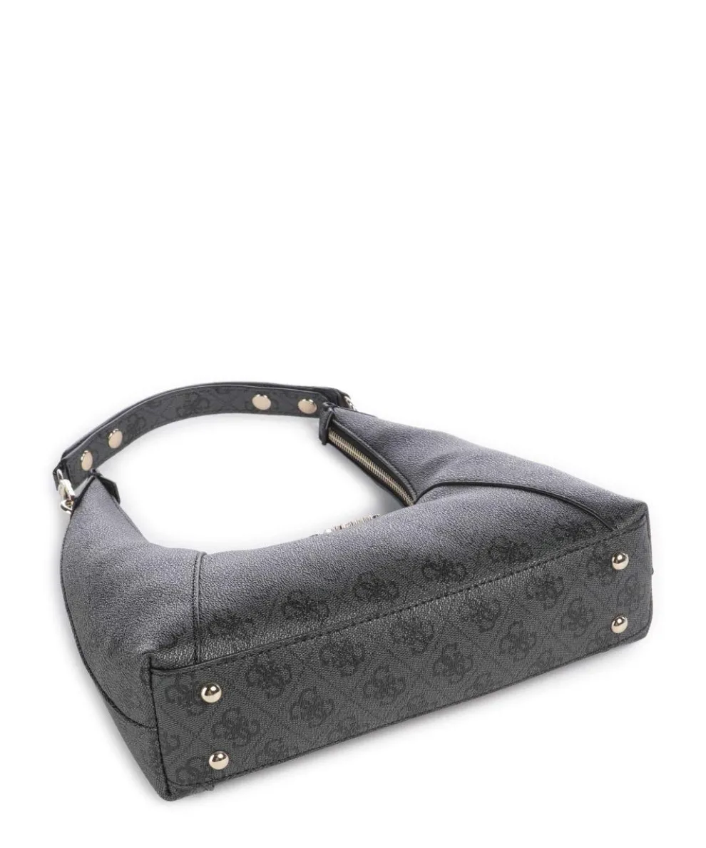 Calista Schultertasche Lederimitat dunkelgrau