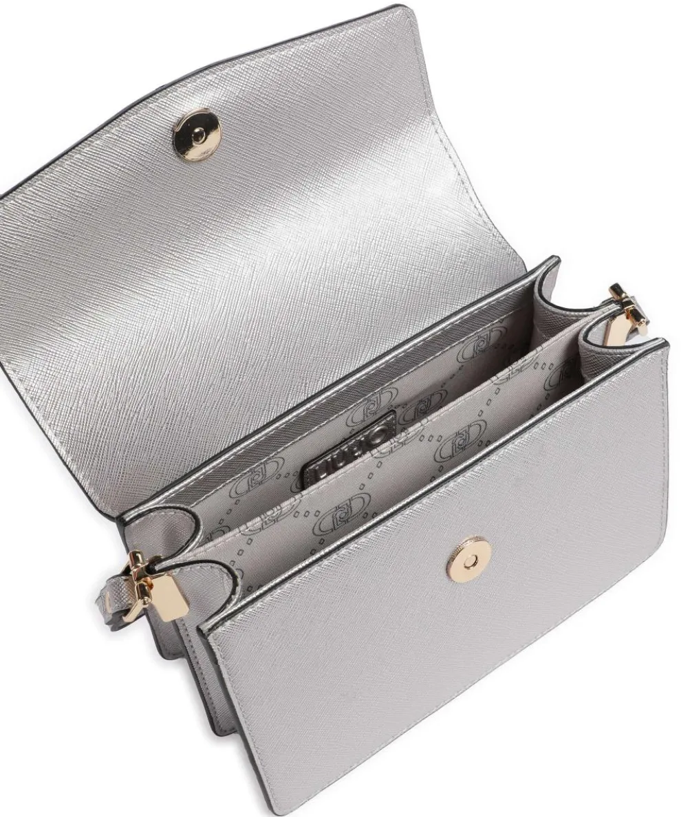 Caliwen Umhängetasche Lederimitat silber