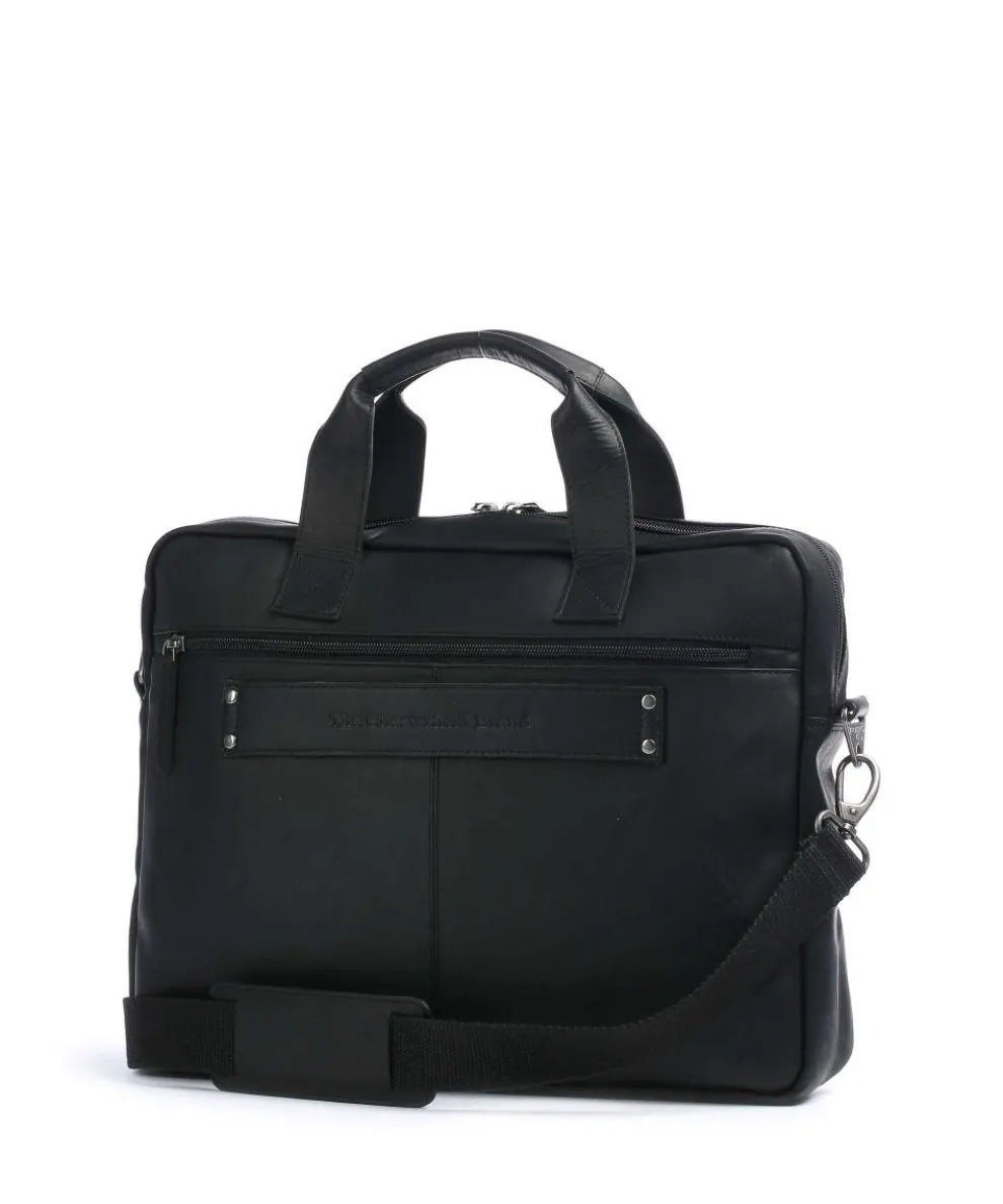 Calvi Aktentasche 15″ Pull-Up Rindsleder schwarz