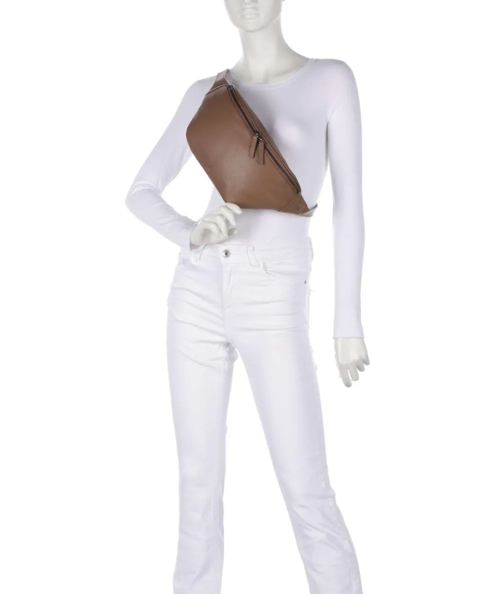 Camden Gürteltasche genarbtes Rindsleder braun