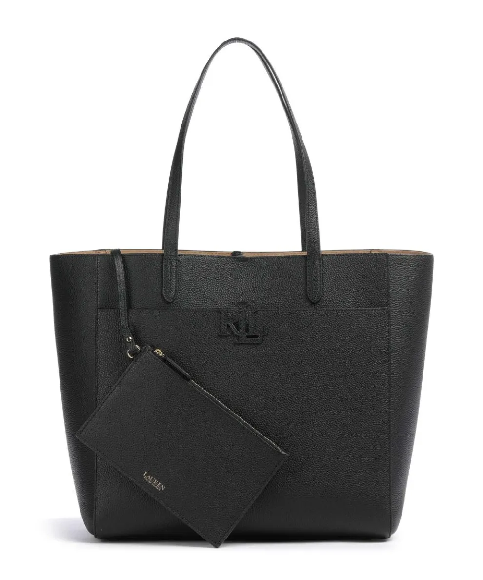 Cameryn Large Shopper genarbtes Rindsleder schwarz