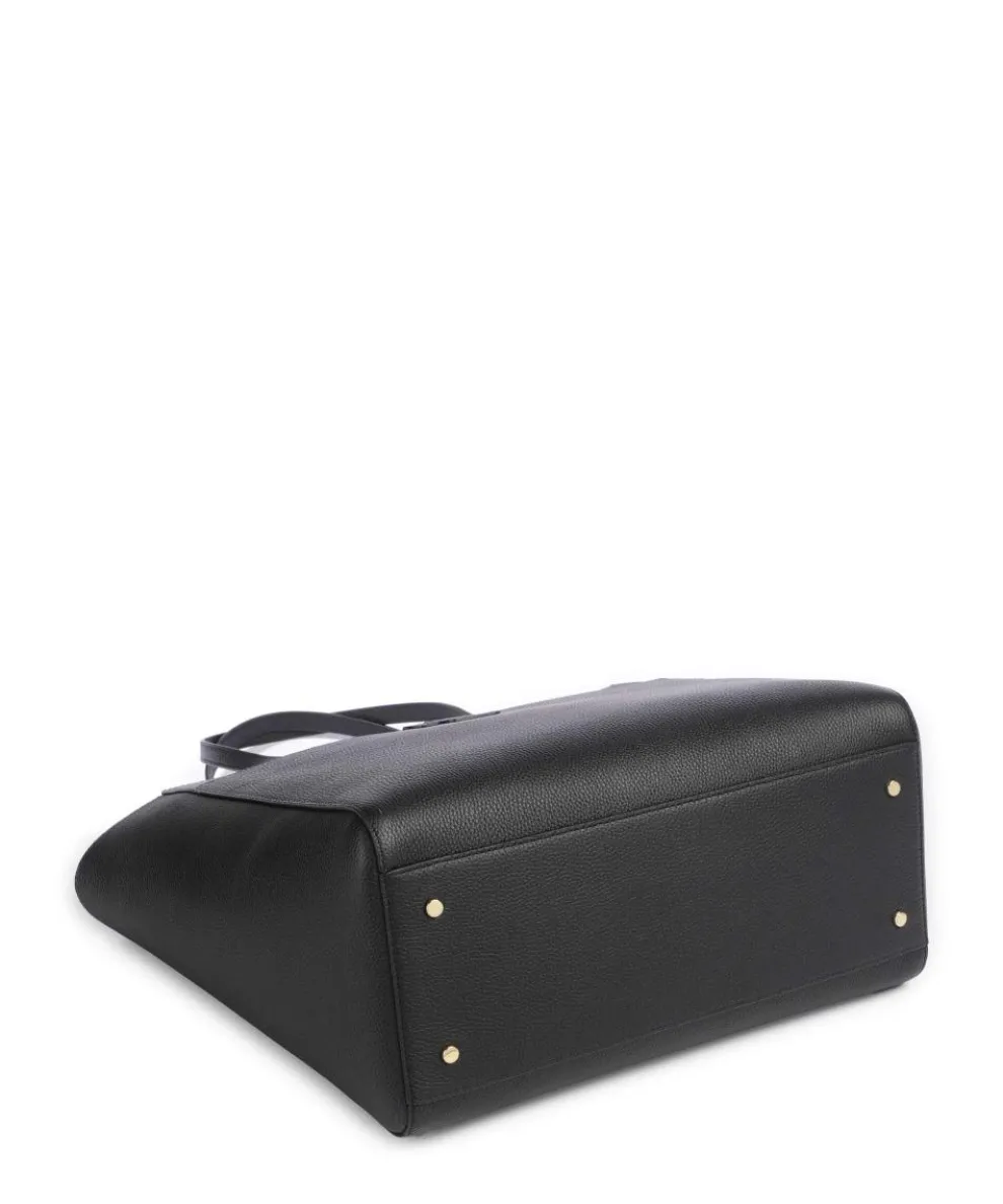 Cameryn Large Shopper genarbtes Rindsleder schwarz