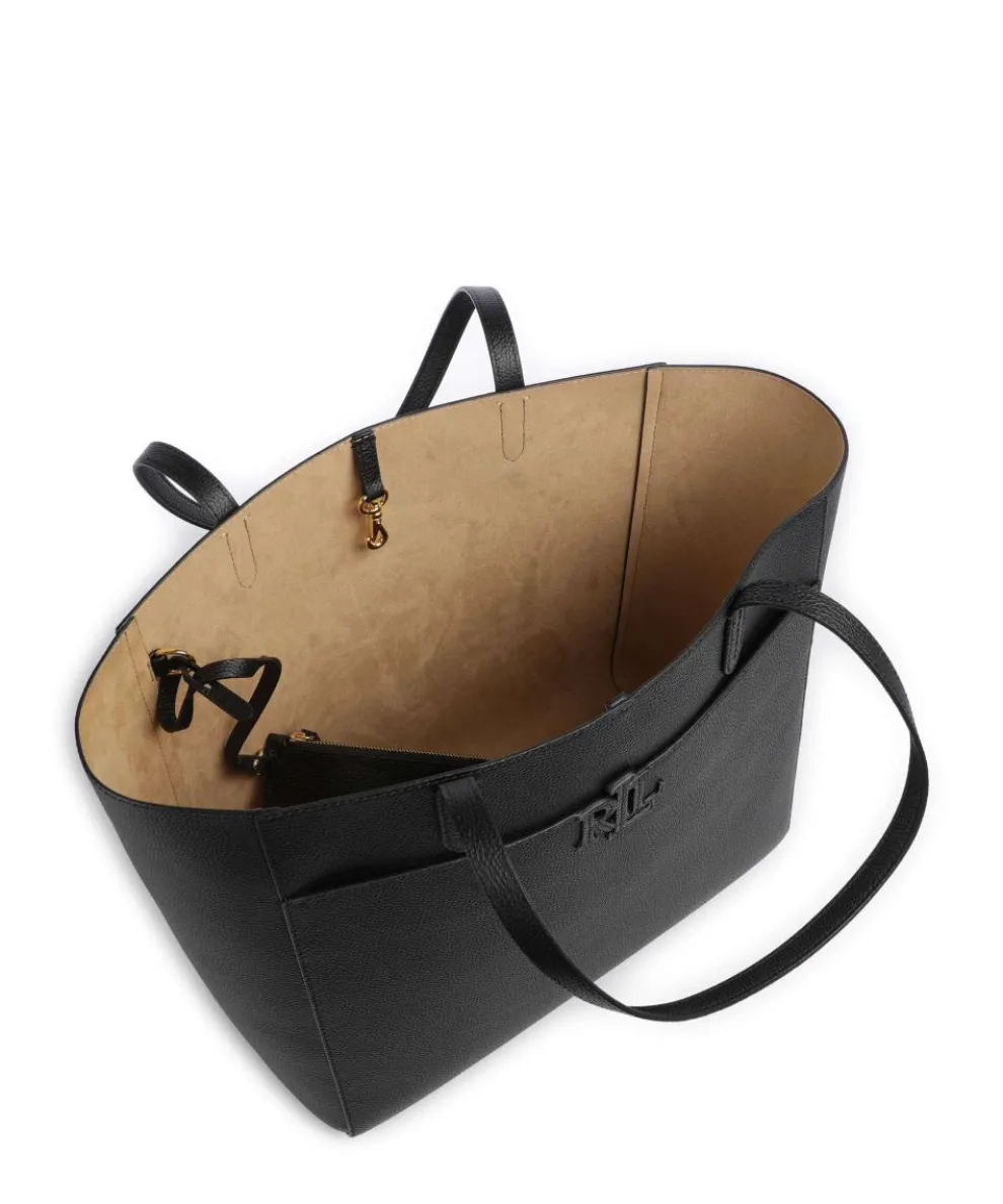 Cameryn Large Shopper genarbtes Rindsleder schwarz