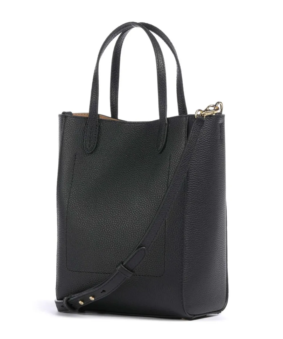 Cameryn Small Handtasche genarbtes Rindsleder schwarz