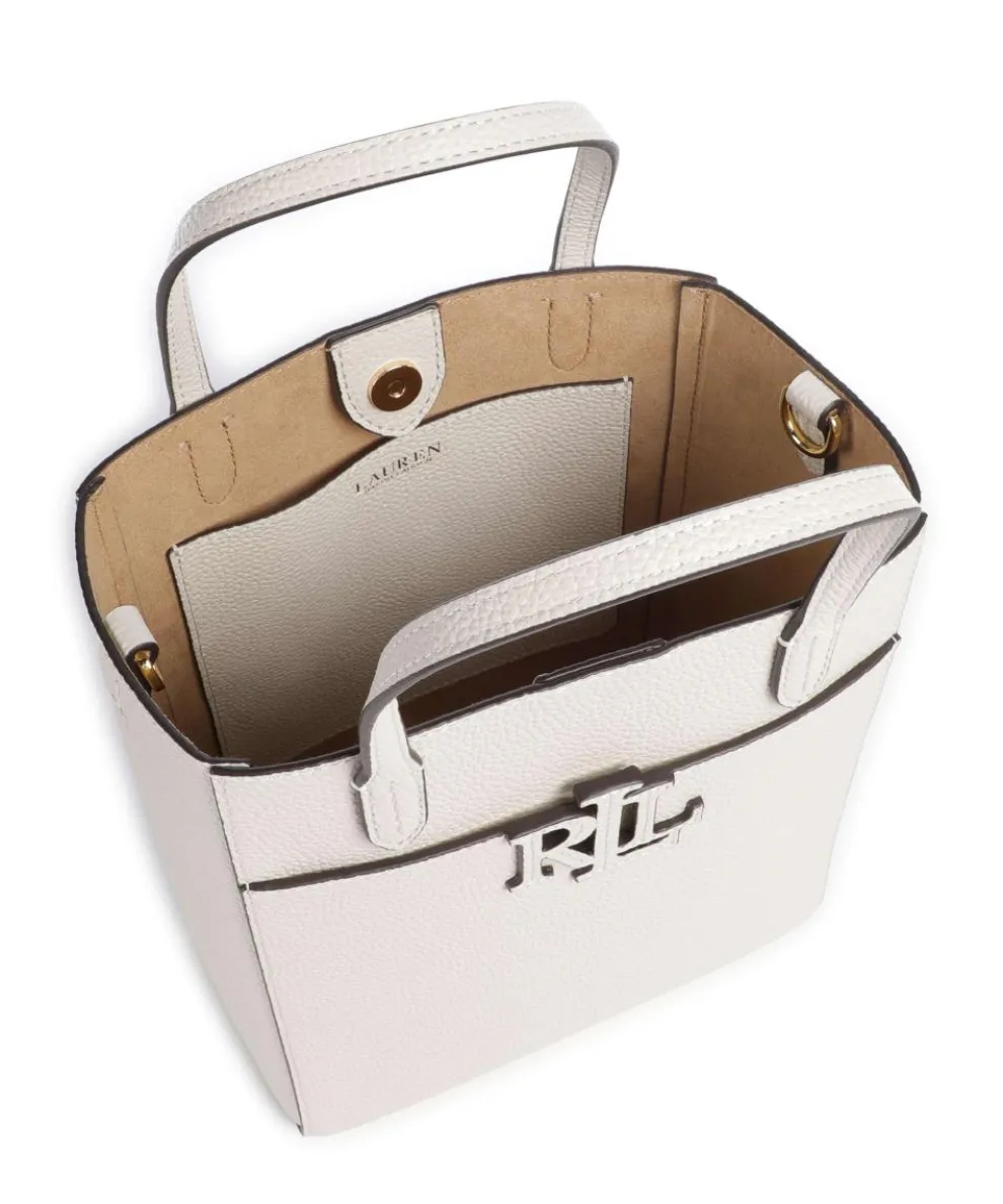 Cameryn Small Handtasche genarbtes Rindsleder elfenbein