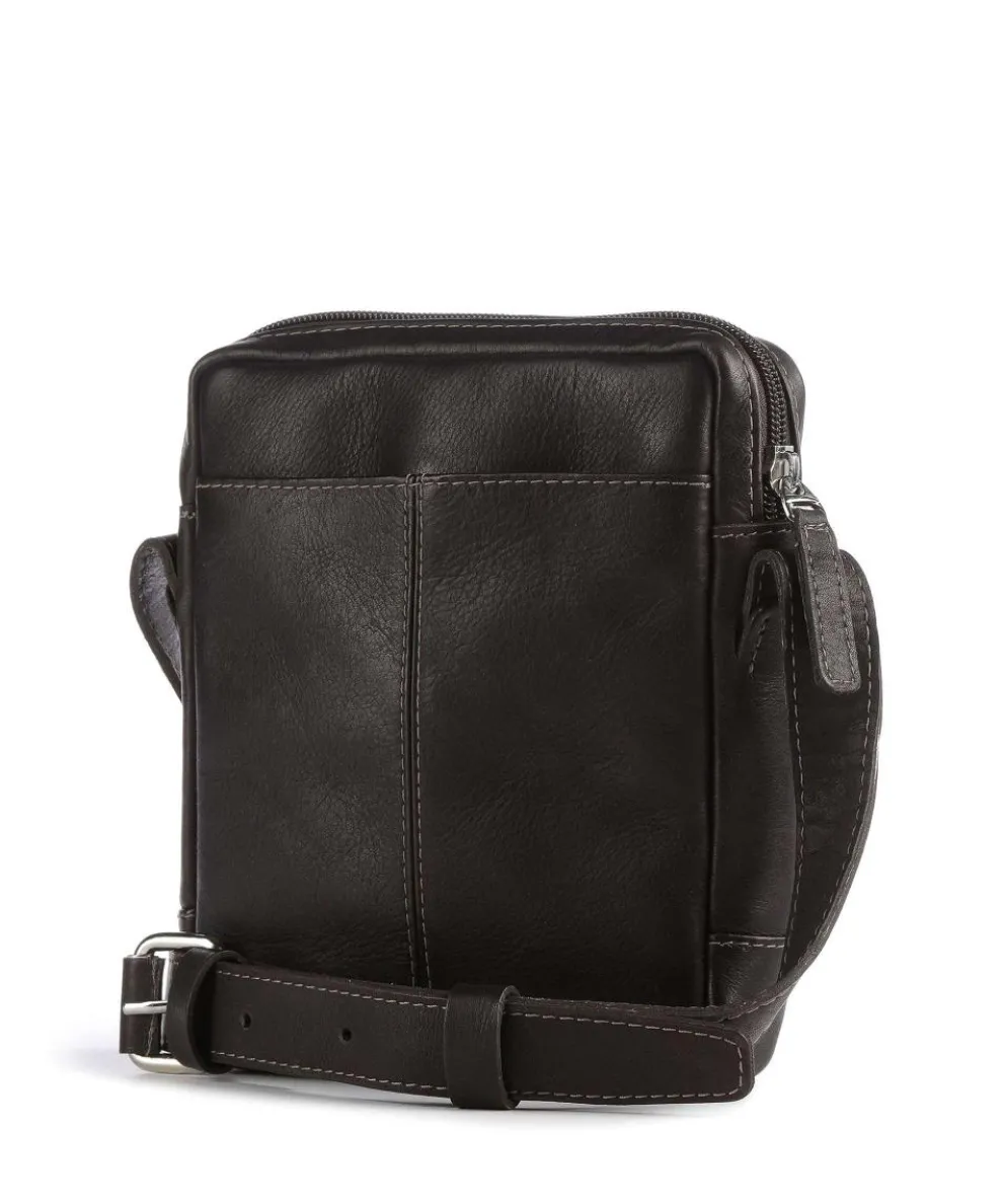Campo Umhängetasche genarbtes Rindsleder dunkelbraun