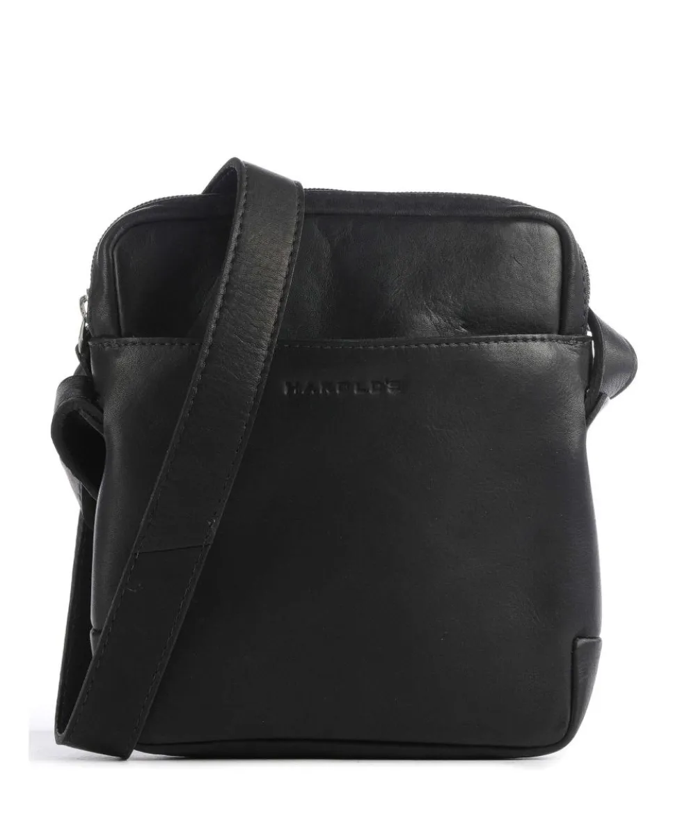 Campo Umhängetasche genarbtes Rindsleder schwarz