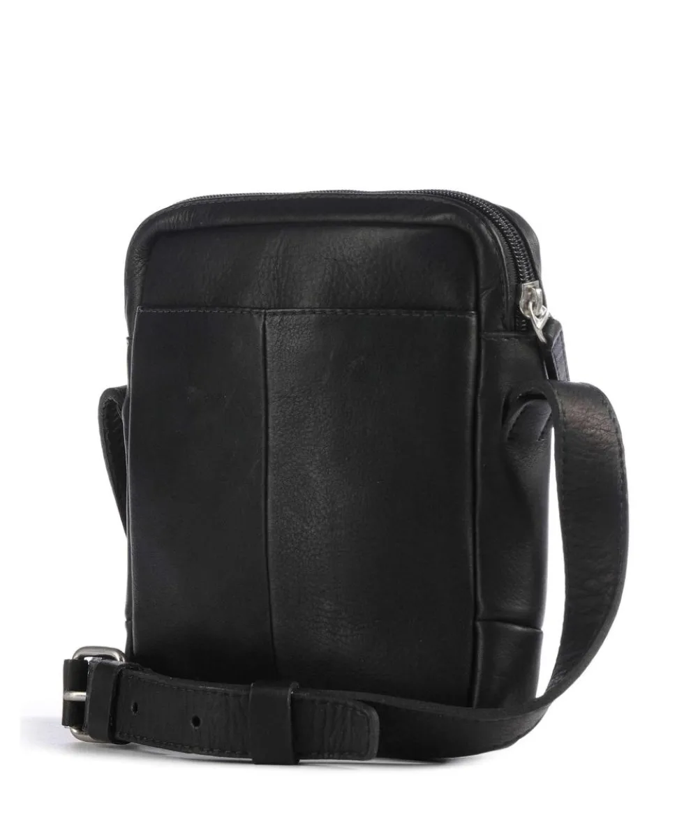 Campo Umhängetasche genarbtes Rindsleder schwarz