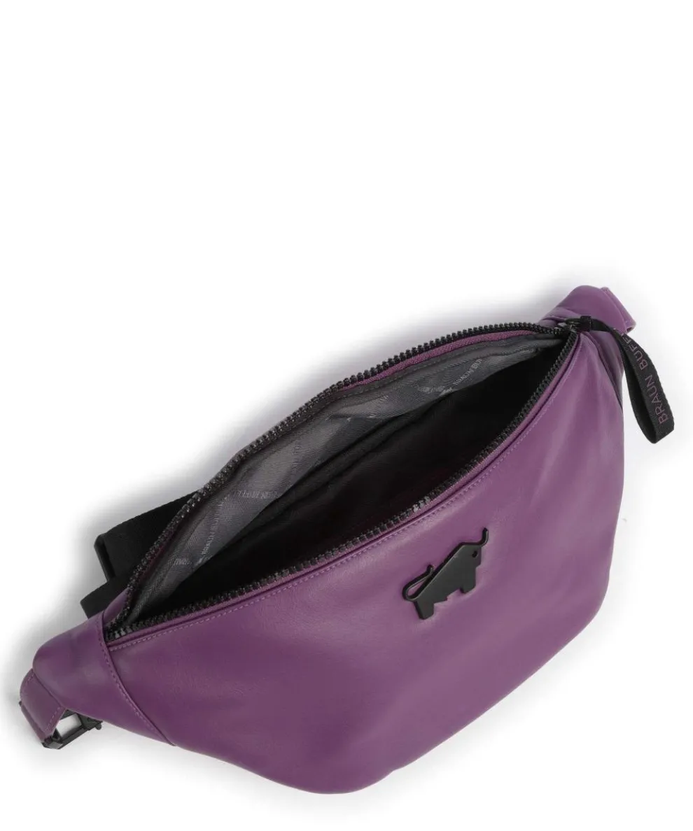 Capri Gürteltasche fein genarbtes Rindsleder violett