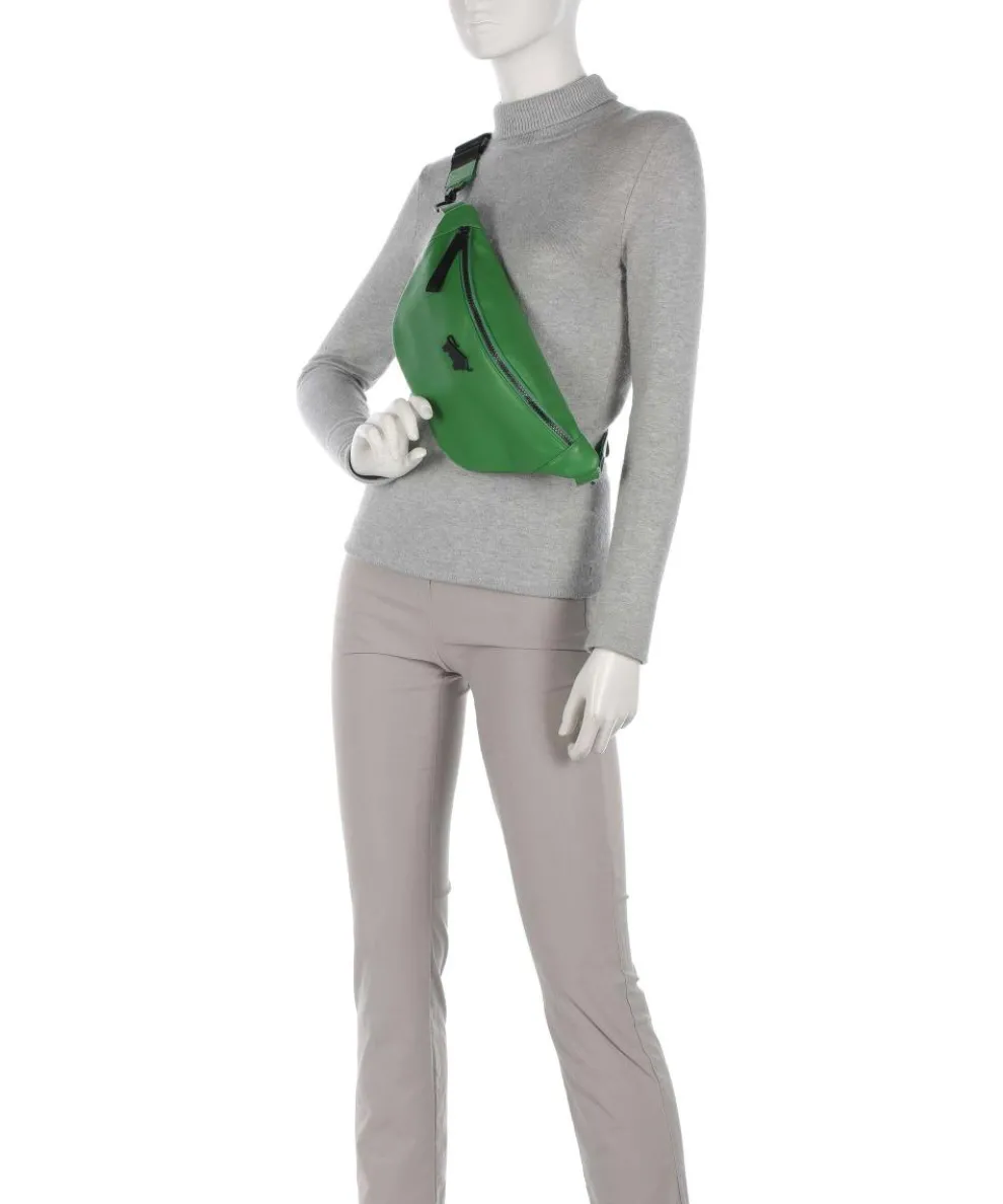 Capri Gürteltasche fein genarbtes Rindsleder grün