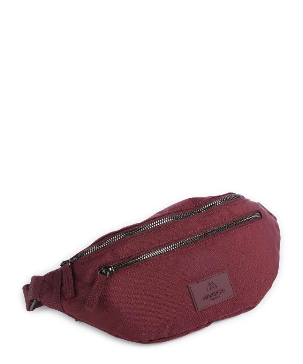 Cargo Gürteltasche recyceltes Polyester bordeaux