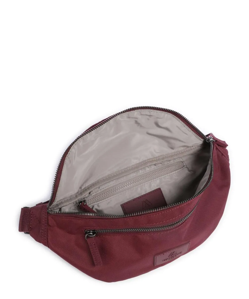 Cargo Gürteltasche recyceltes Polyester bordeaux