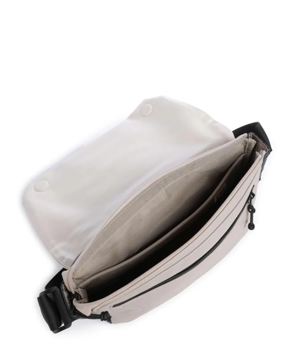 Cargo Kuriertasche Lederimitat beige