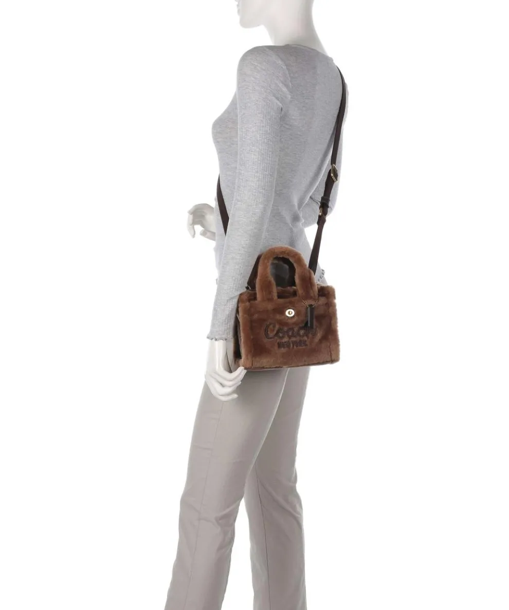 Cargo Shearling 20 Umhängetasche Fell braun