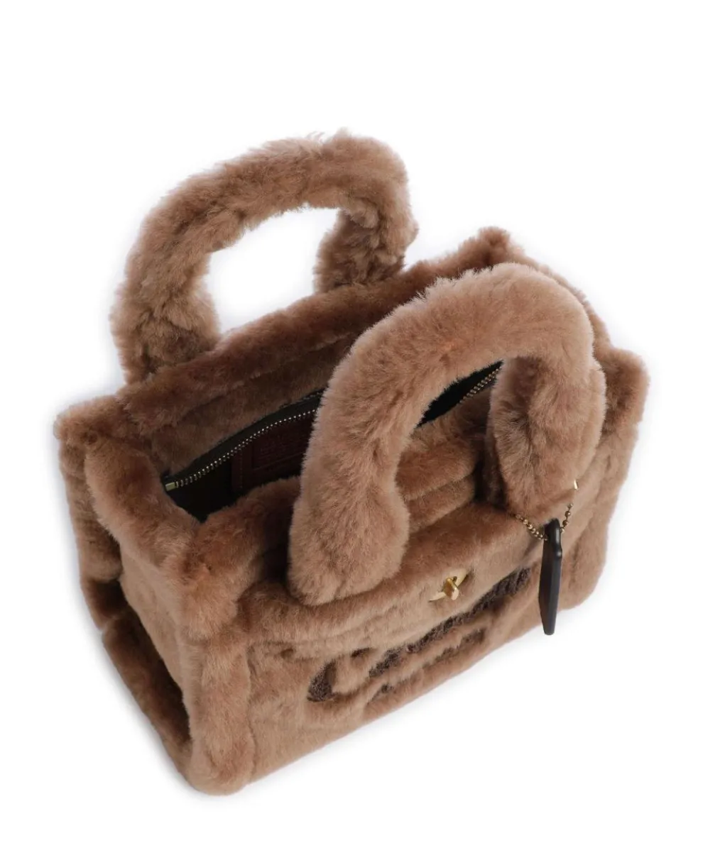 Cargo Shearling 20 Umhängetasche Fell braun