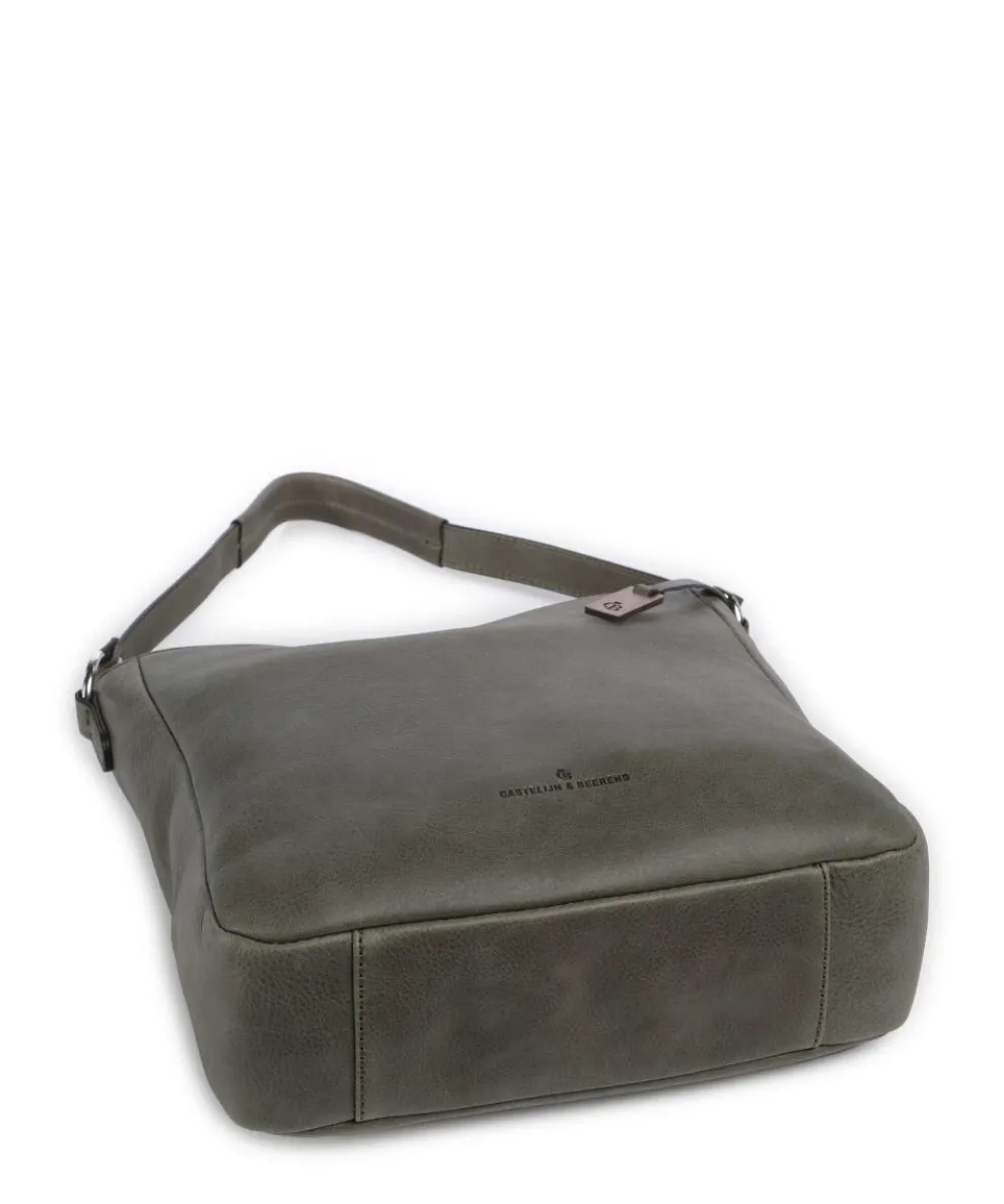 Carisma Beuteltasche genarbtes Rindsleder khaki