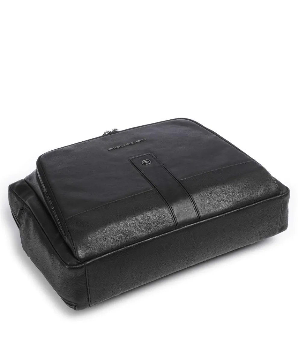 Carl 13 Aktentasche 14″ genarbtes Rindsleder schwarz