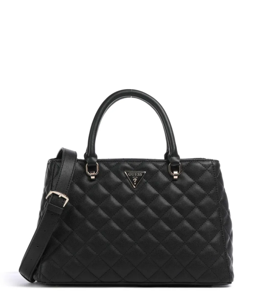 Carly Eco Handtasche Lederimitat schwarz