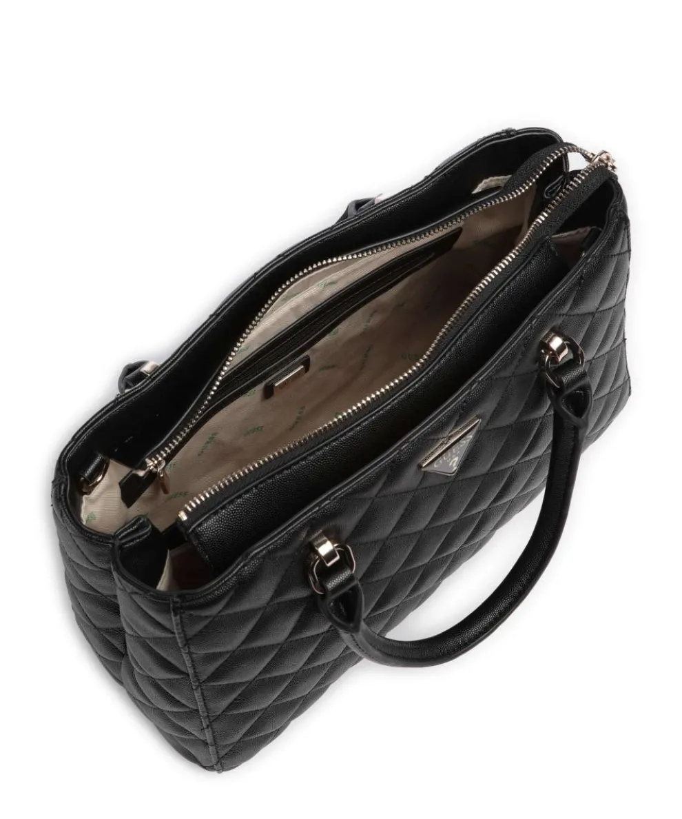 Carly Eco Handtasche Lederimitat schwarz