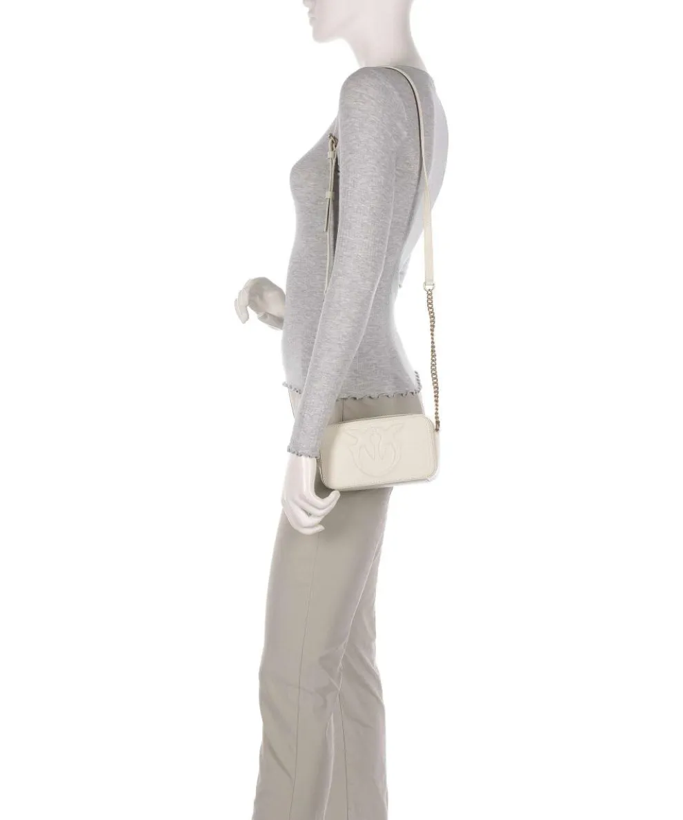 Carrie Umhängetasche genarbtes Rindsleder elfenbein