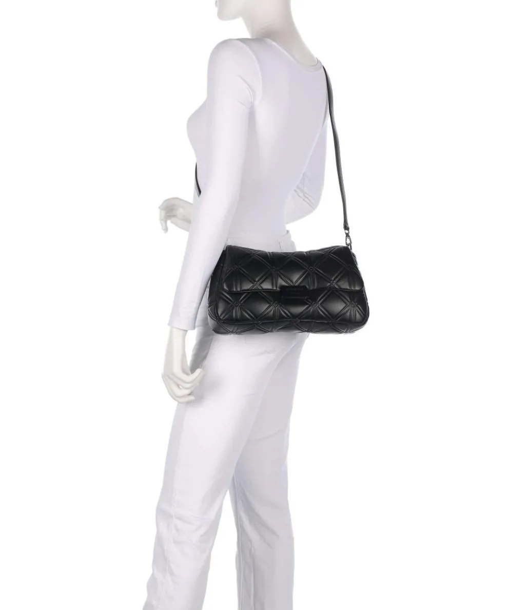 Cassandra Schultertasche Lederimitat schwarz