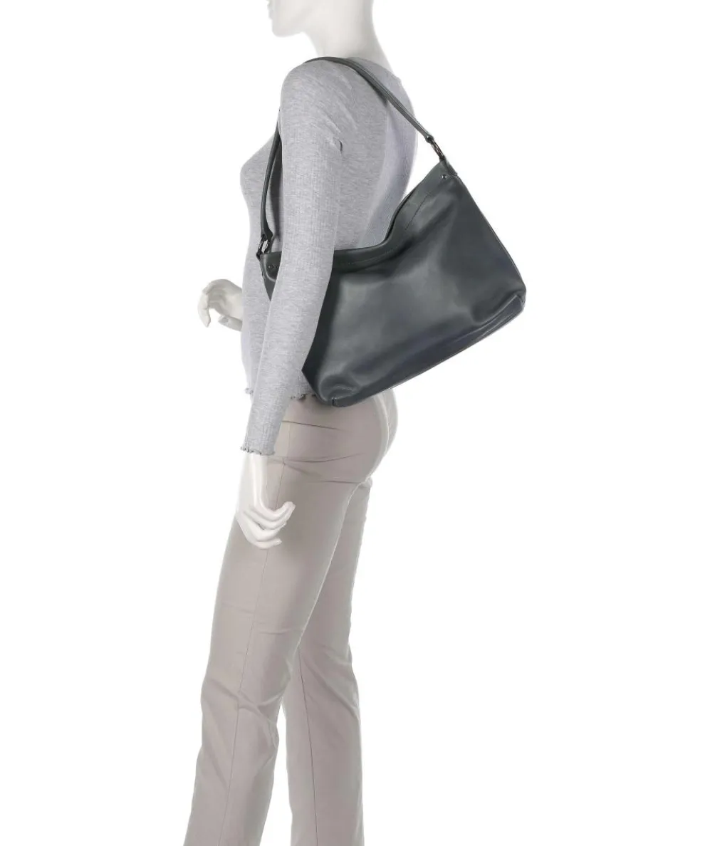 Caugio Beuteltasche fein genarbtes Rindsleder grün