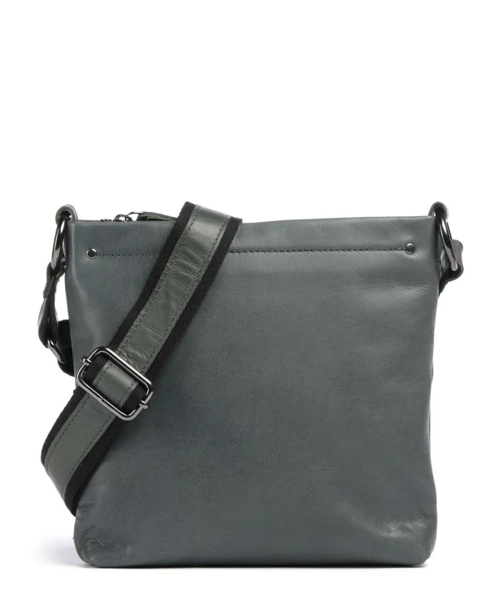 Caugio Umhängetasche fein genarbtes Rindsleder grün