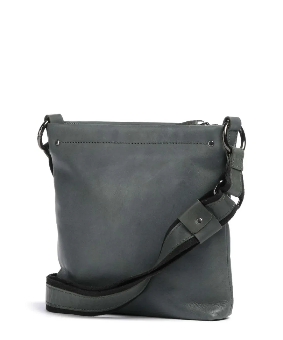 Caugio Umhängetasche fein genarbtes Rindsleder grün