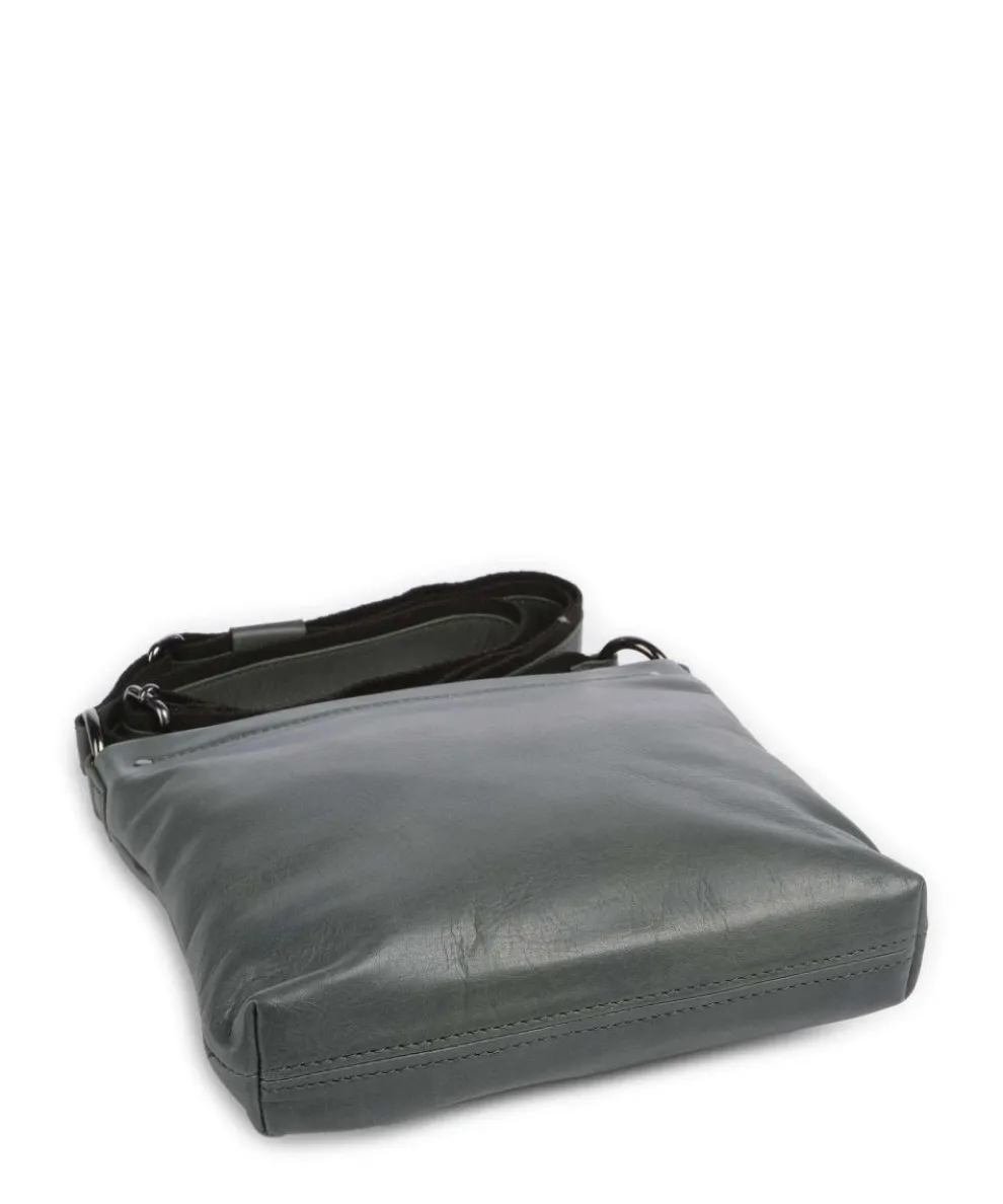 Caugio Umhängetasche fein genarbtes Rindsleder grün