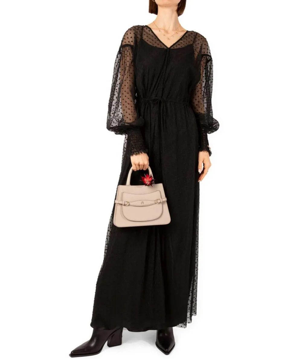 Cavallo M Handtasche genarbtes Rindsleder beige