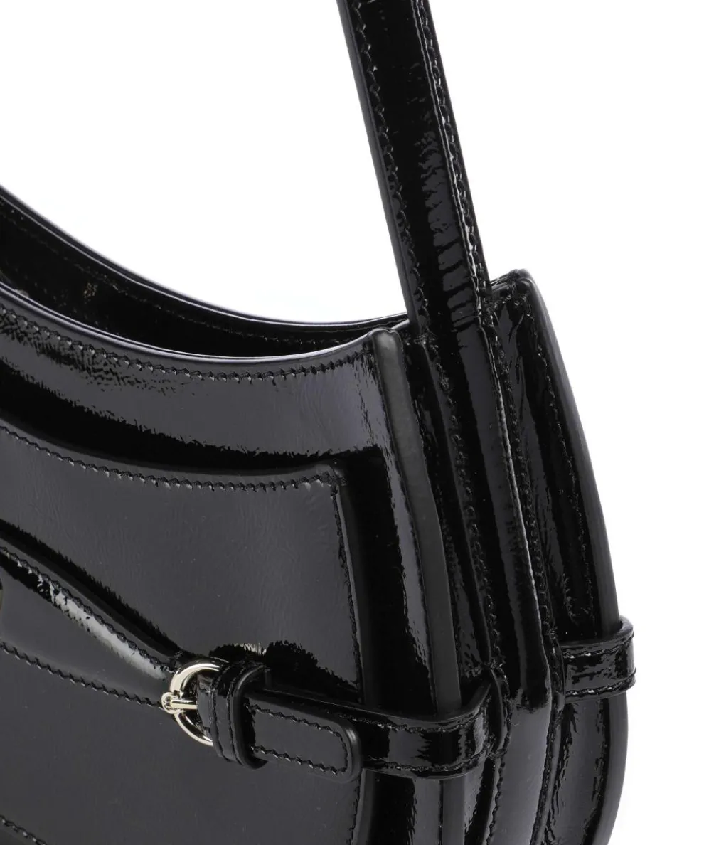 Cavallo XS Schultertasche Lackleder schwarz