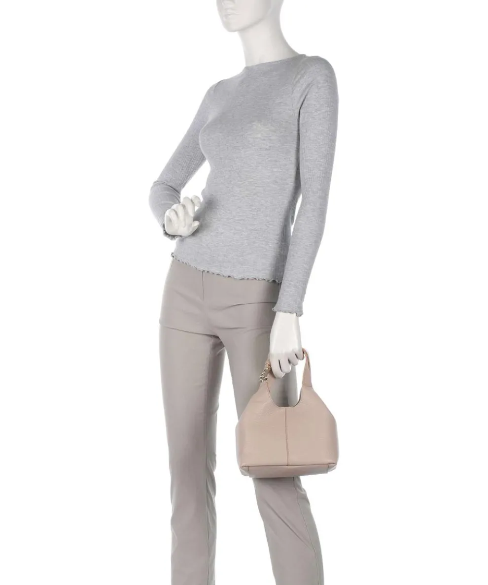 C-Easy Handtasche genarbtes Leder altrosa