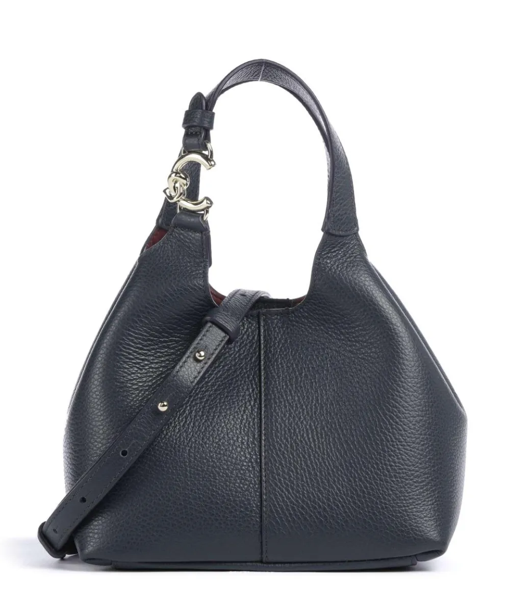 C-Easy Handtasche genarbtes Leder navy