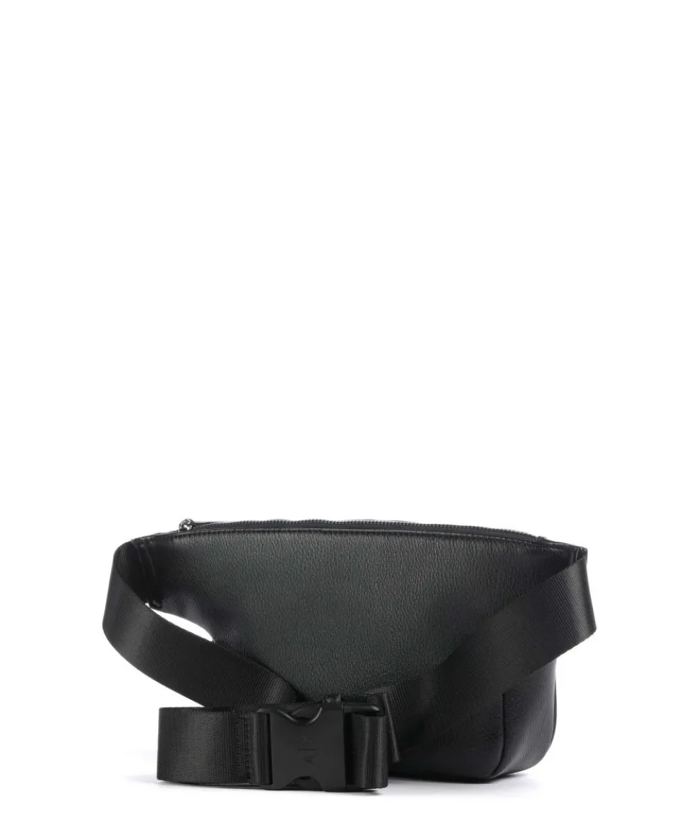 Cedric Gürteltasche Lederimitat schwarz