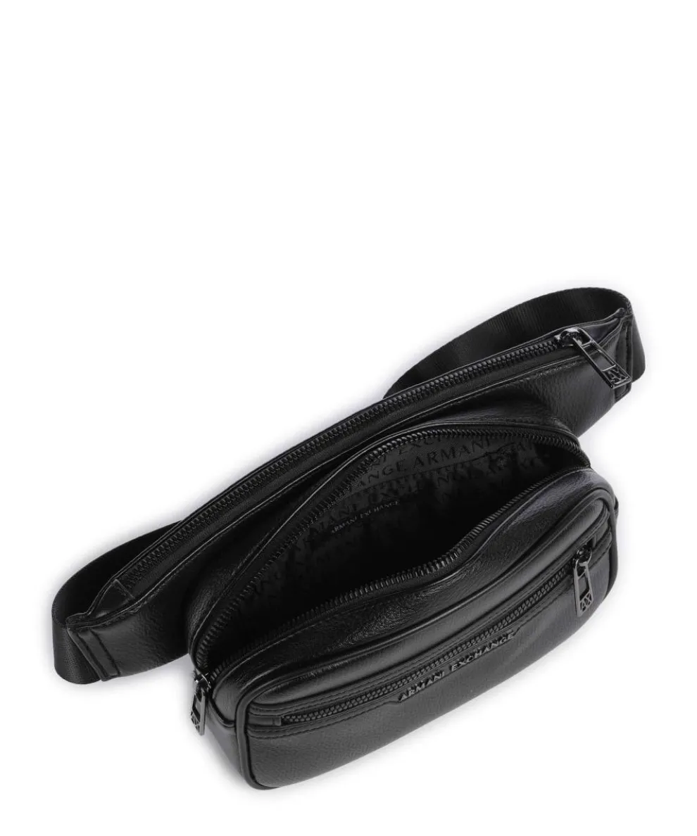 Cedric Gürteltasche Lederimitat schwarz