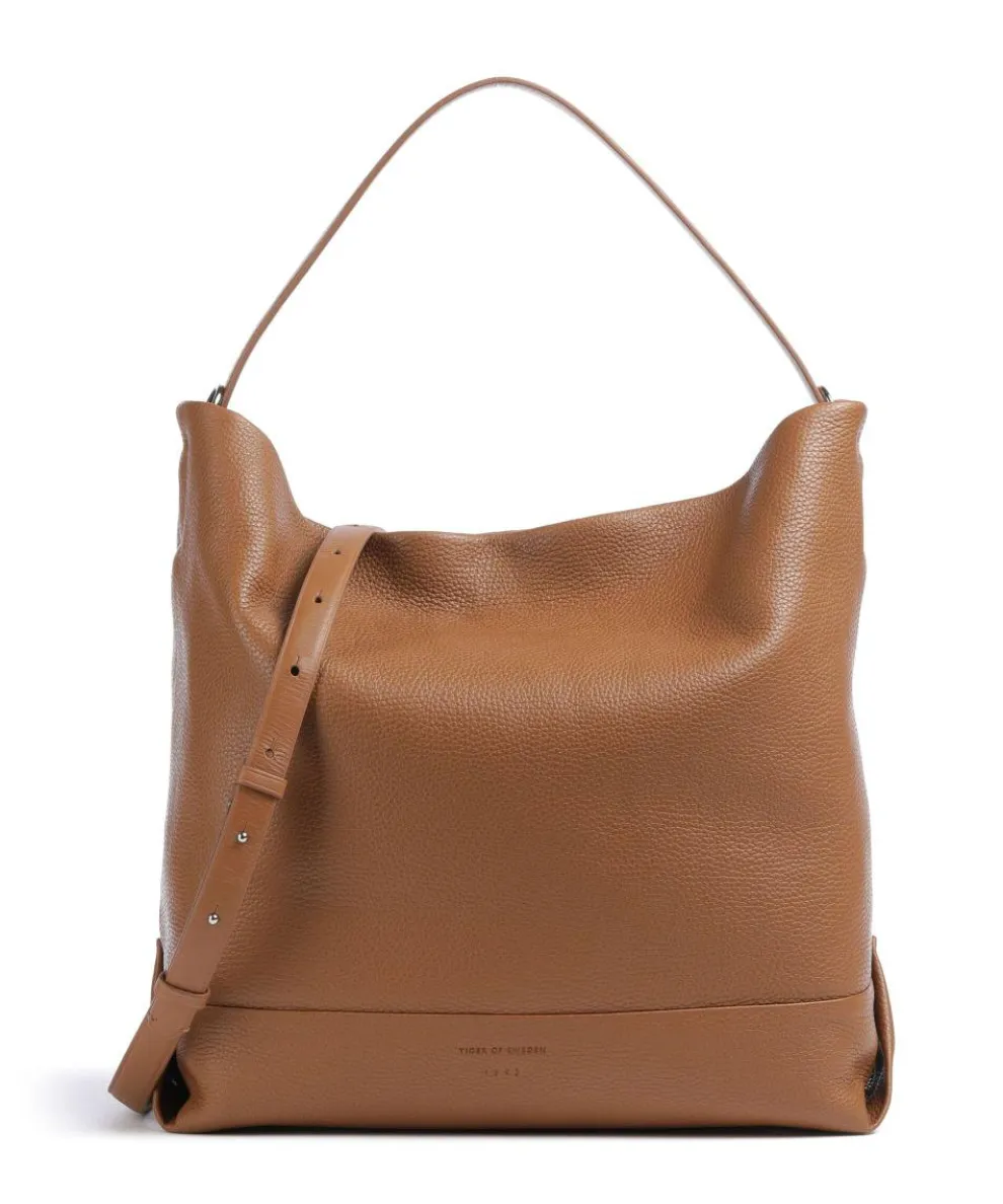 Cesano Beuteltasche 15″ fein genarbtes Rindsleder braun