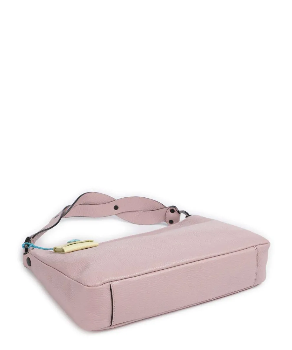 Delos Calliope Beuteltasche genarbtes Kalbsleder rosa