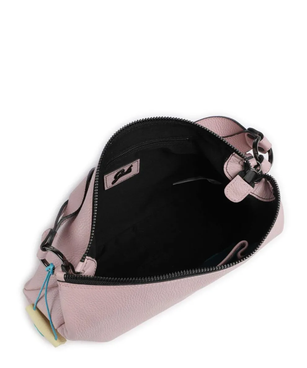 Delos Calliope Beuteltasche genarbtes Kalbsleder rosa