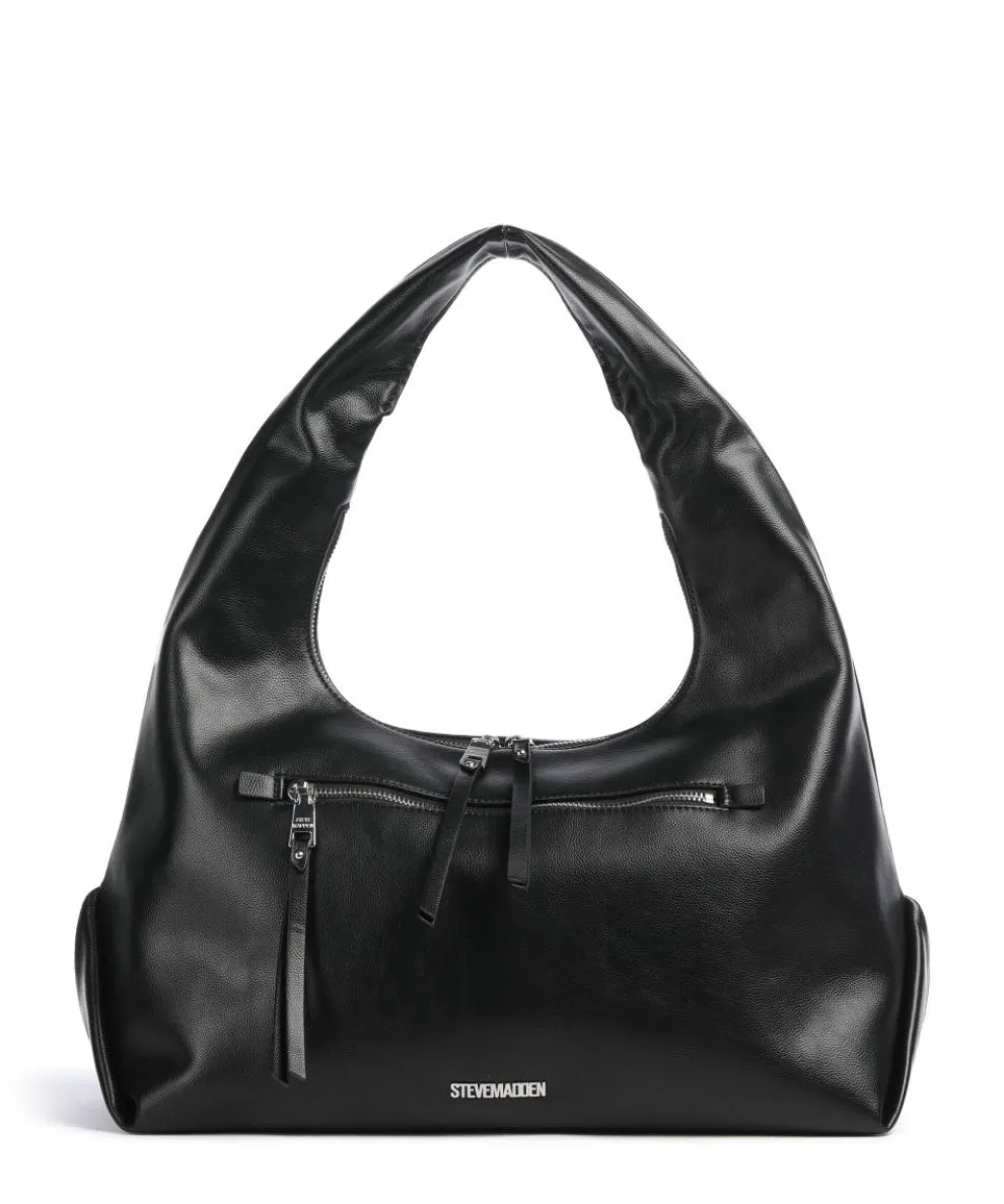 BIVA Beuteltasche Lederimitat schwarz