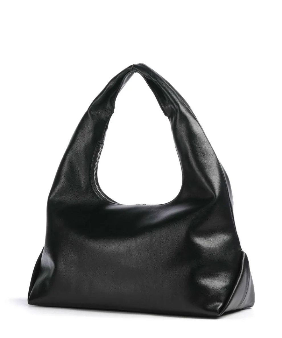 BIVA Beuteltasche Lederimitat schwarz