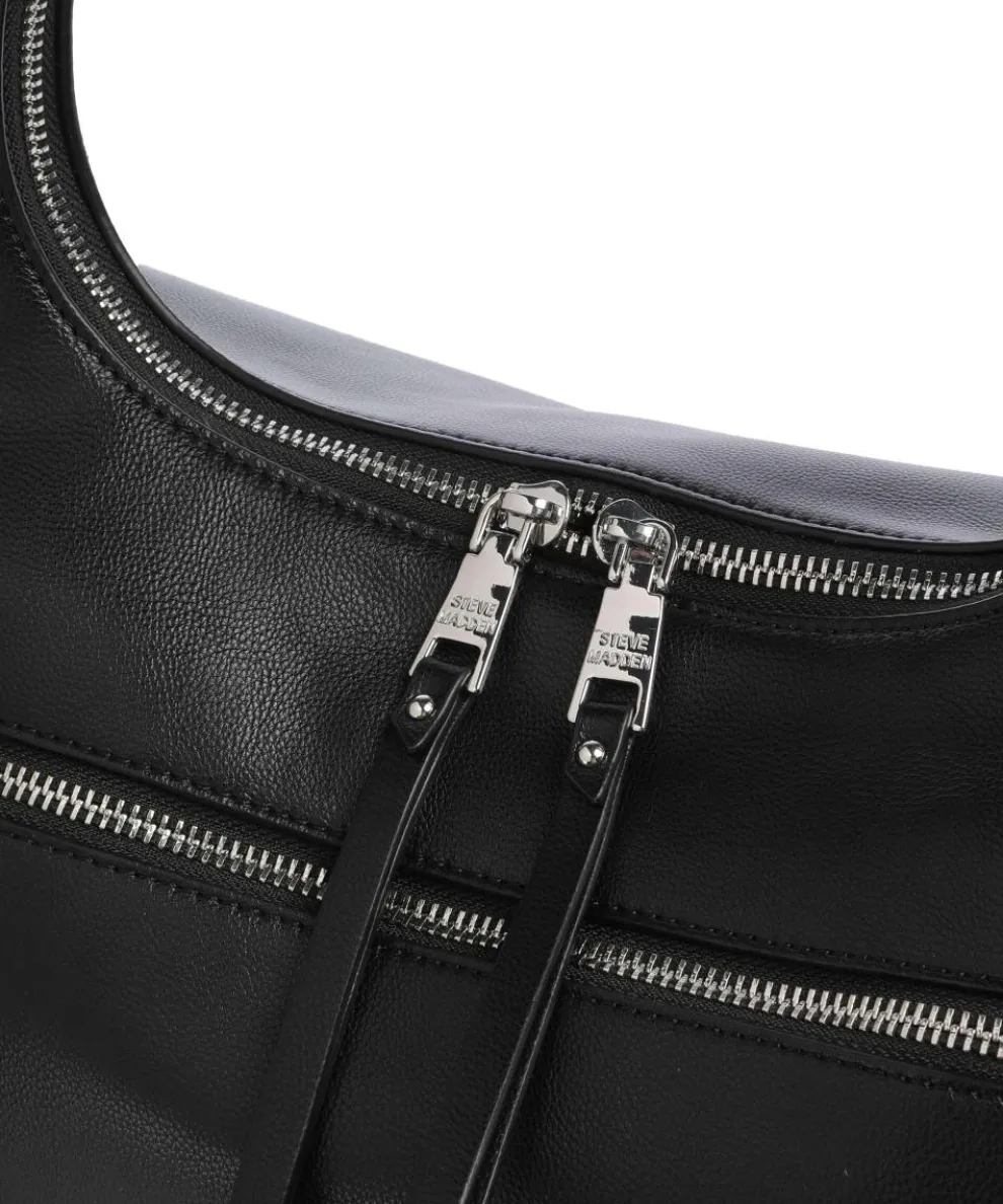 BIVA Beuteltasche Lederimitat schwarz