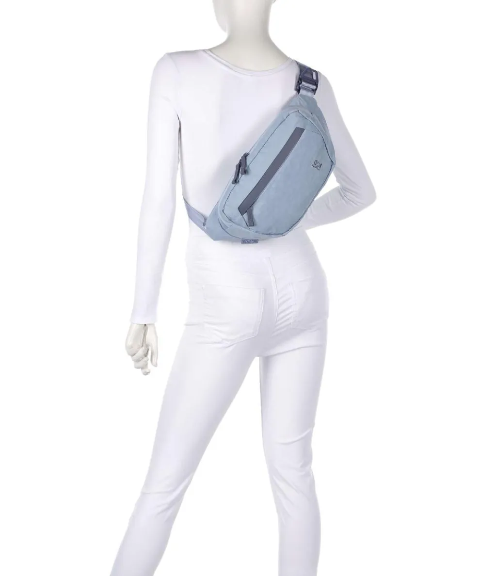 District Collection Sabin 6L Gürteltasche recyceltes Nylon hellblau