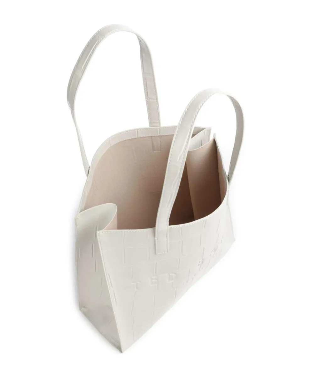 Croccon Shopper Lederimitat creme