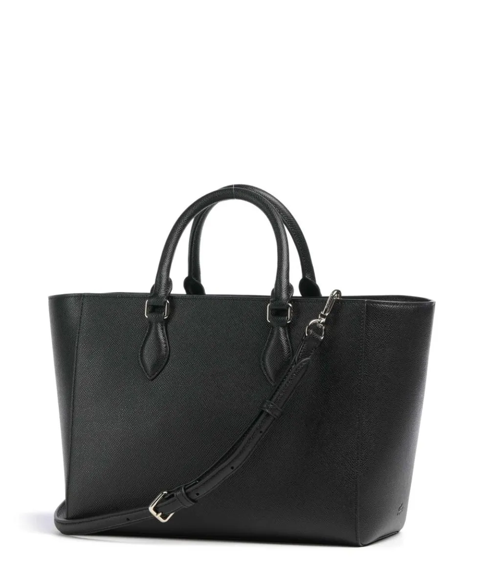 Champs Elysees Handtasche genarbtes Rindsleder schwarz