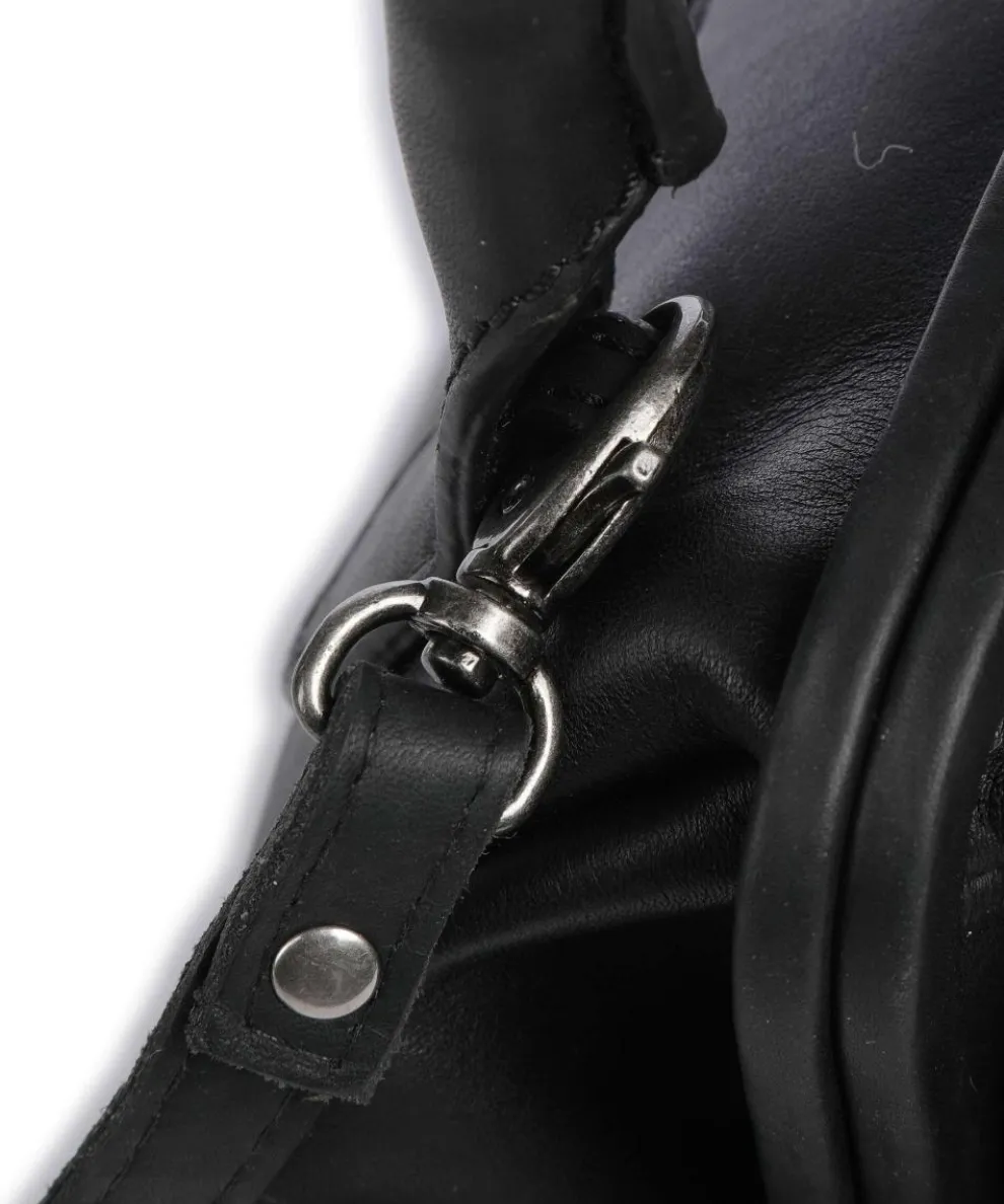 Chili Handtasche Pull-Up Rindsleder schwarz