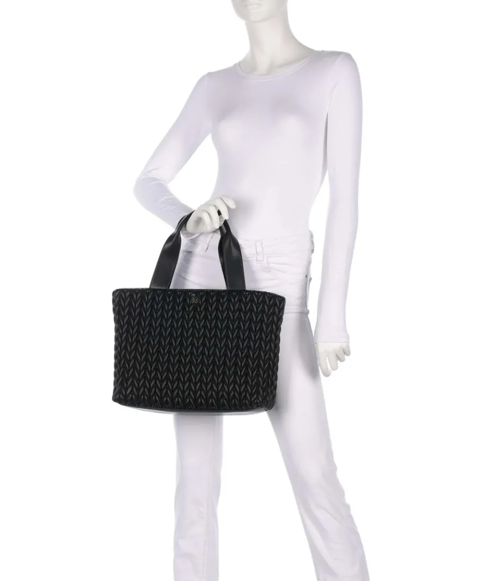 Chris 2.0 Handtasche Lederimitat schwarz