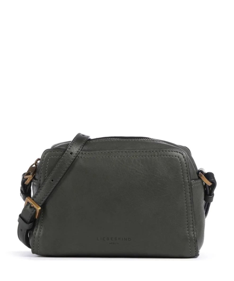 Chudy Sheep Natural S Umhängetasche Schafsleder dunkelgrün