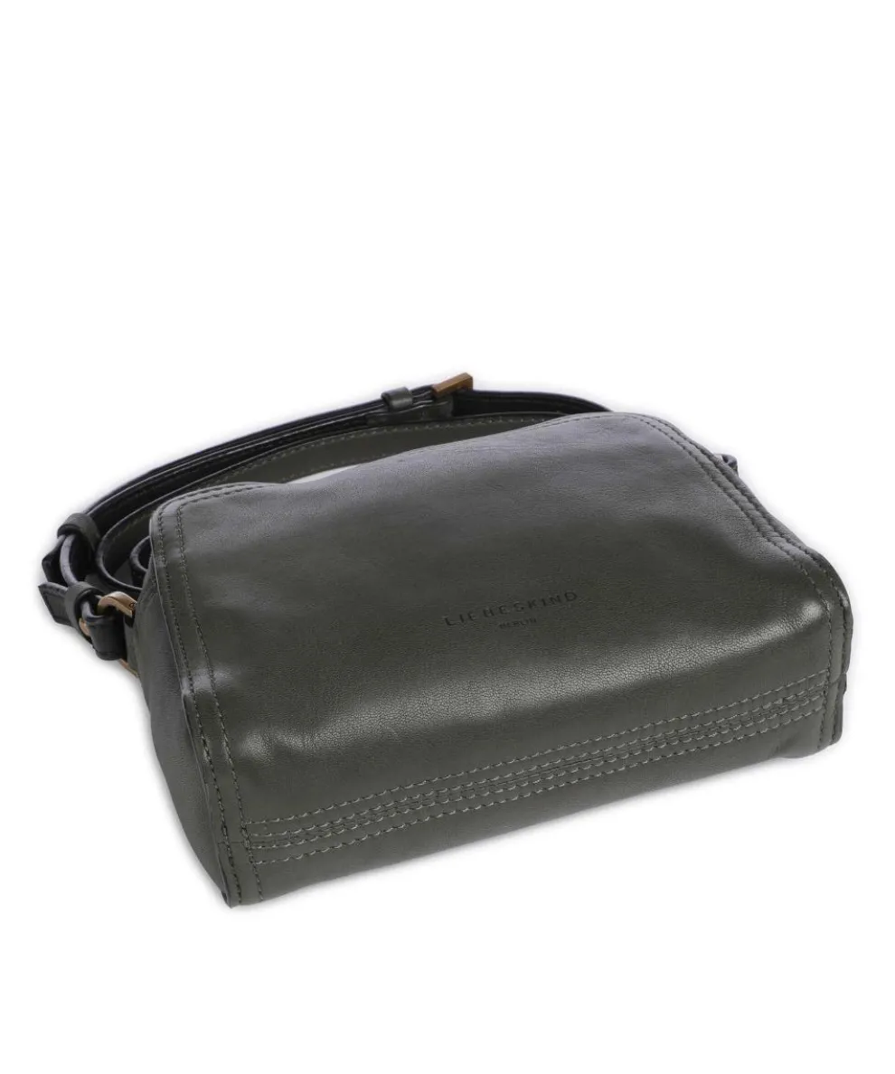 Chudy Sheep Natural S Umhängetasche Schafsleder dunkelgrün