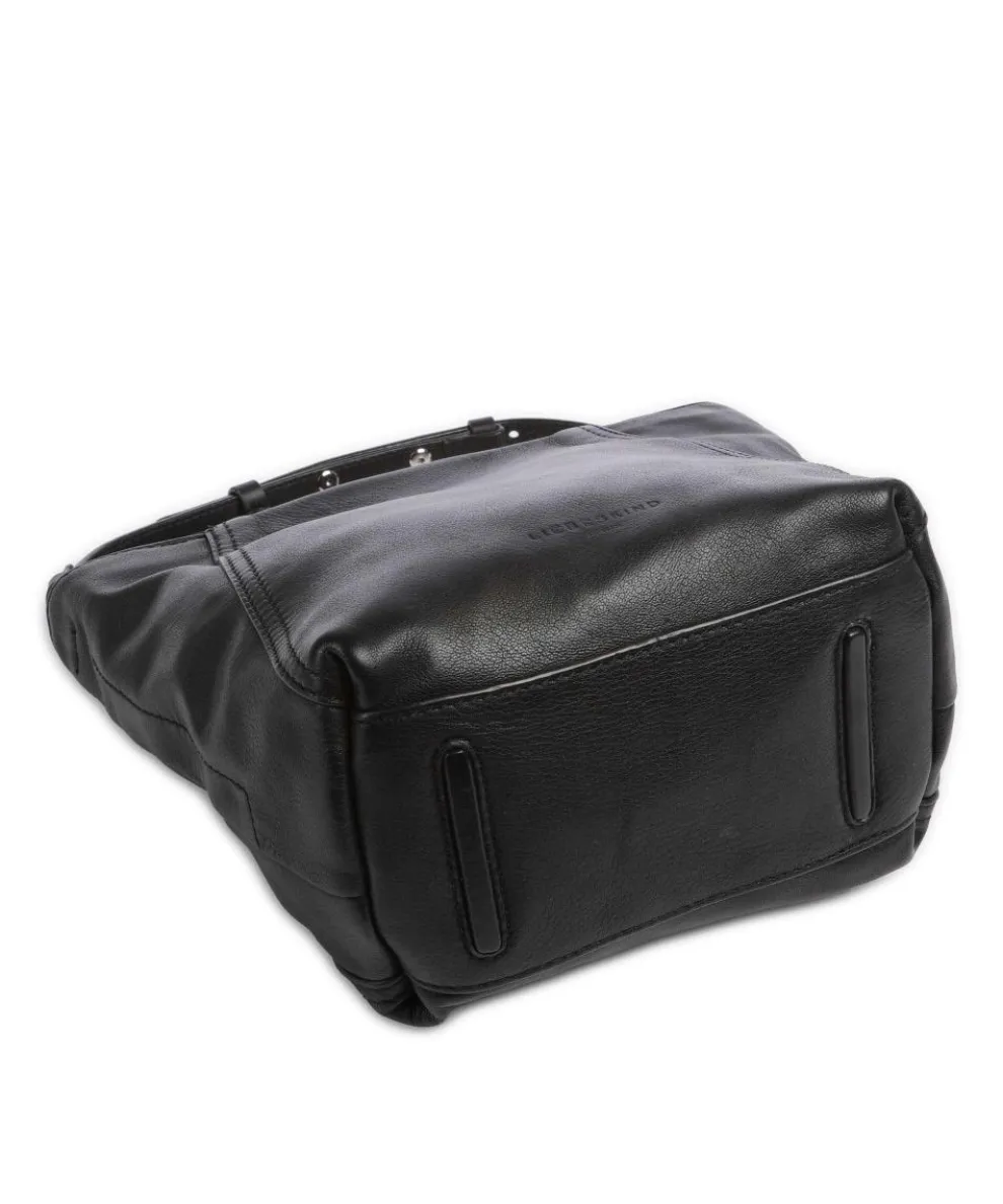 Chudy Sheep Natural S Umhängetasche Schafsleder schwarz